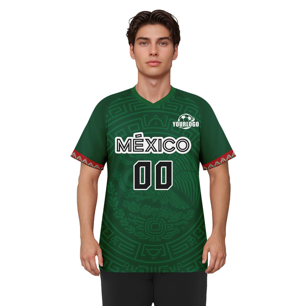 Custom Mexico 2026 World Cup Football Shirt Customized Soccer Jersey for Fans Add Your Name & Number FZ190-F007037-008