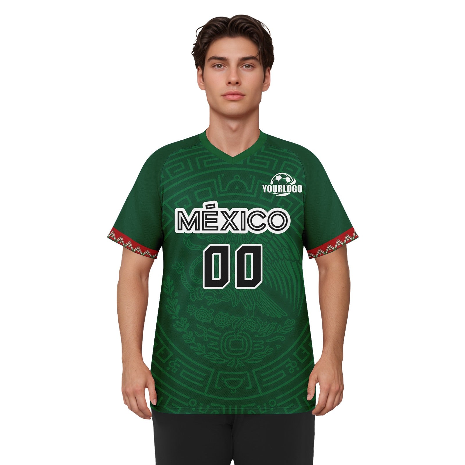 Custom Mexico 2026 World Cup Football Shirt Customized Soccer Jersey for Fans Add Your Name & Number FZ190-F007037-008