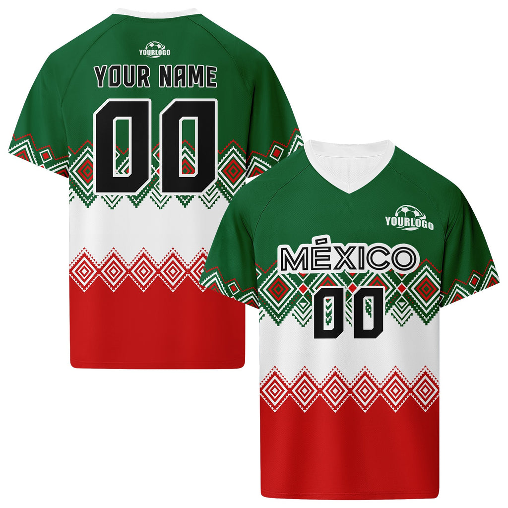 Custom Mexico 2026 World Cup Football Shirt Customized Soccer Jersey for Fans Add Your Name & Number FZ190-F007037-009