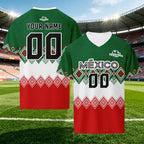 Custom Mexico 2026 World Cup Football Shirt Customized Soccer Jersey for Fans Add Your Name & Number FZ190-F007037-009