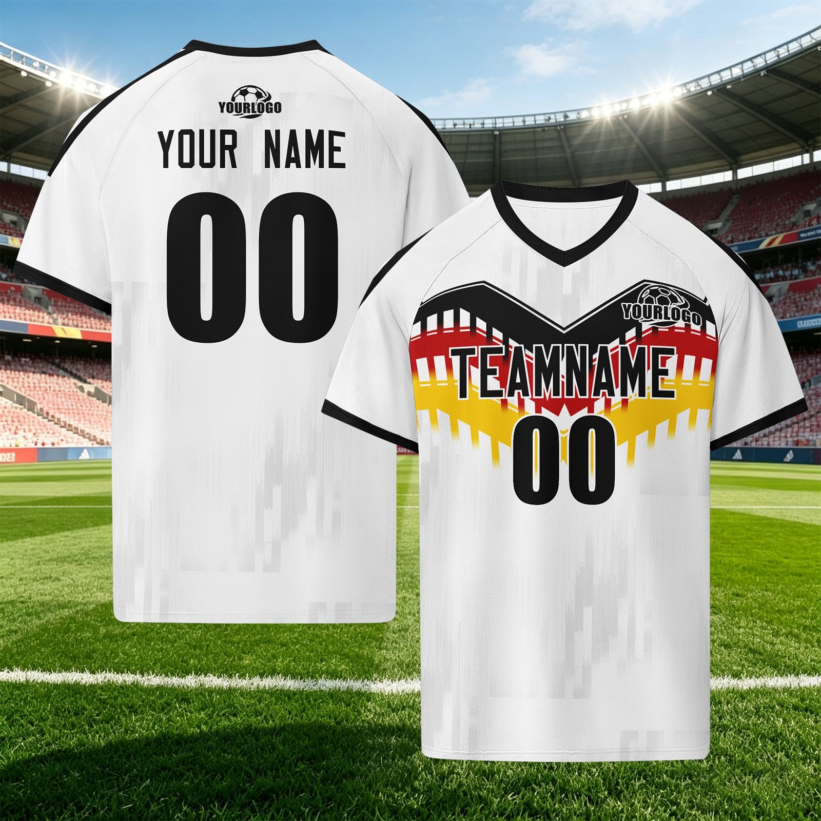 Custom Germany 2026 World Cup Football Shirt Customized Soccer Jersey for Fans Add Your Name & Number FZ190-F007038-001