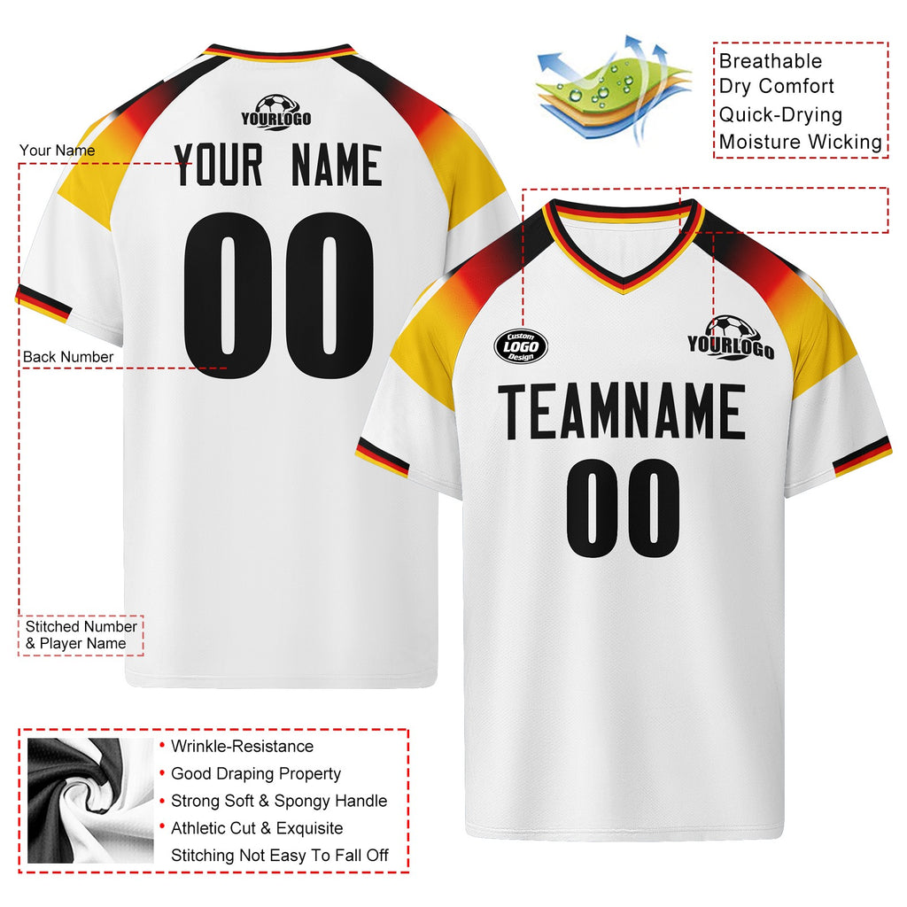 Custom Germany 2026 World Cup Football Shirt Customized Soccer Jersey for Fans Add Your Name & Number FZ190-F007038-004