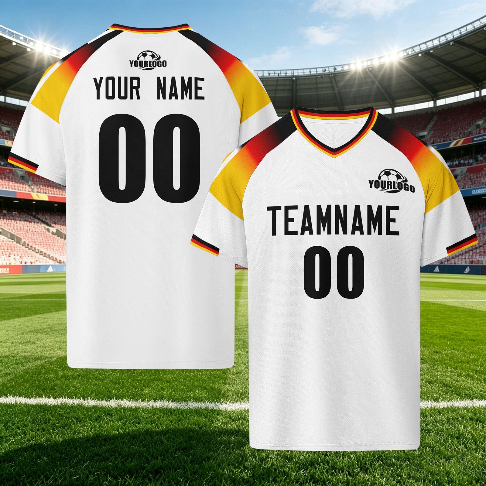 Custom Germany 2026 World Cup Football Shirt Customized Soccer Jersey for Fans Add Your Name & Number FZ190-F007038-004