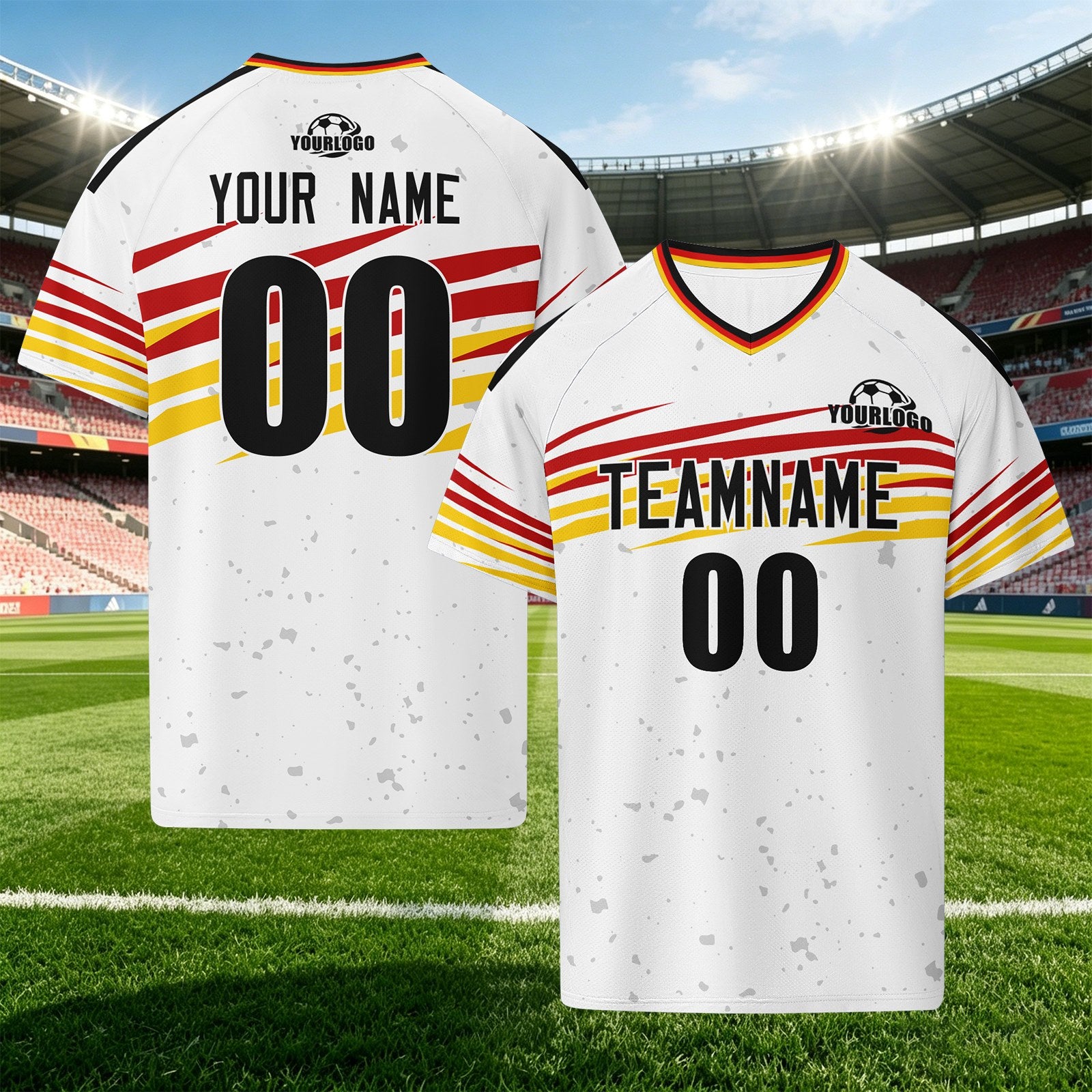 Custom Germany 2026 World Cup Football Shirt Customized Soccer Jersey for Fans Add Your Name & Number FZ190-F007038-006