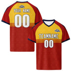 Custom Spain 2026 World Cup High Quality Soccer Stadium Version Jersey Sneakers Sports Shoes and Hat Combo Offer Personalized Team Name and Logo ZH-F007049-005