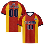 Custom Spain 2026 World Cup High Quality Soccer Stadium Version Jersey Sneakers Sports Shoes and Hat Combo Offer Personalized Team Name and Logo ZH-F007049-006