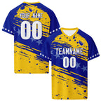 Custom Bosnia and Herzegovina 2026 World Cup High Quality Soccer Stadium Version Jersey Sneakers Sports Shoes and Hat Combo Offer Personalized Team Name and Logo ZH-F007062-003