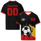 Custom 2026 World Cup Germany High Quality Soccer Stadium Version Jersey Sneakers Sports Shoes and Hat Combo Offer Personalized Team Name and Logo ZH-F025071-2