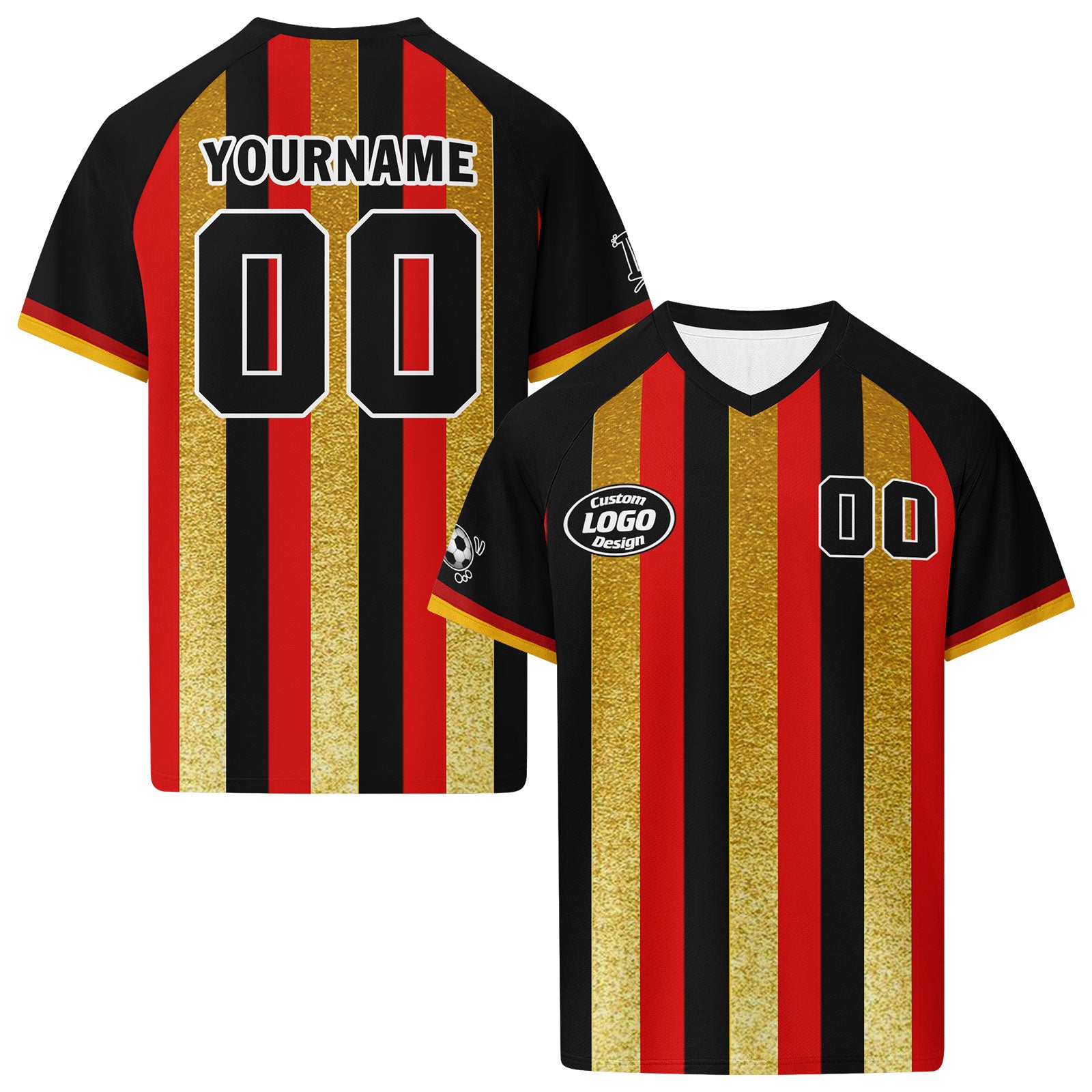 Custom 2026 World Cup Germany High Quality Soccer Stadium Version Jersey Sneakers Sports Shoes and Hat Combo Offer Personalized Team Name and Logo ZH-F025071-8