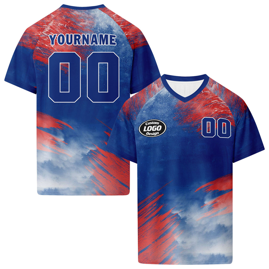 Custom 2026 World Cup France High Quality Soccer Stadium Version Jersey Sneakers Sports Shoes and Hat Combo Offer Personalized Team Name and Logo ZH-F025084-1