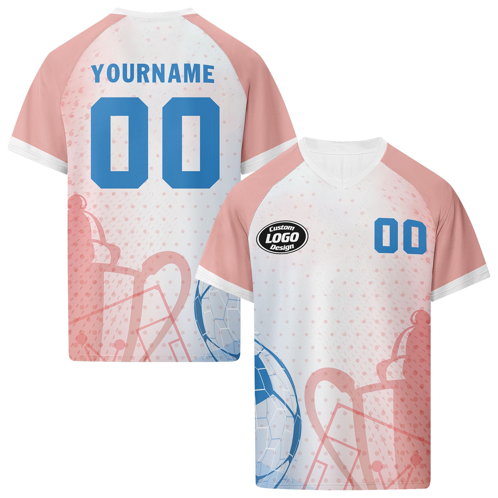 Custom 2026 World Cup France High Quality Soccer Stadium Version Jersey Sneakers Sports Shoes and Hat Combo Offer Personalized Team Name and Logo ZH-F025084-4