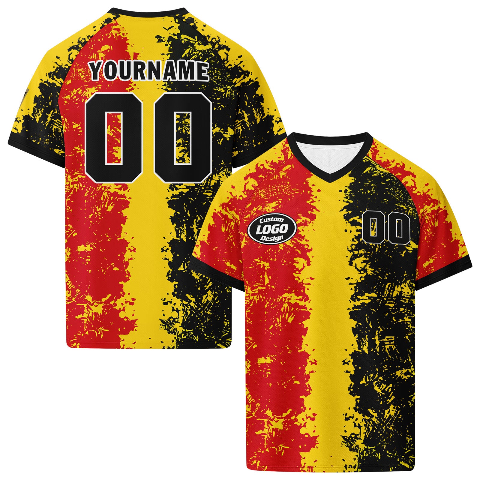 Custom Belgium 2026 World Cup High Quality Soccer Stadium Version Jersey Sneakers Sports Shoes and Hat Combo Offer Personalized Team Name and Logo ZH-F025134-3
