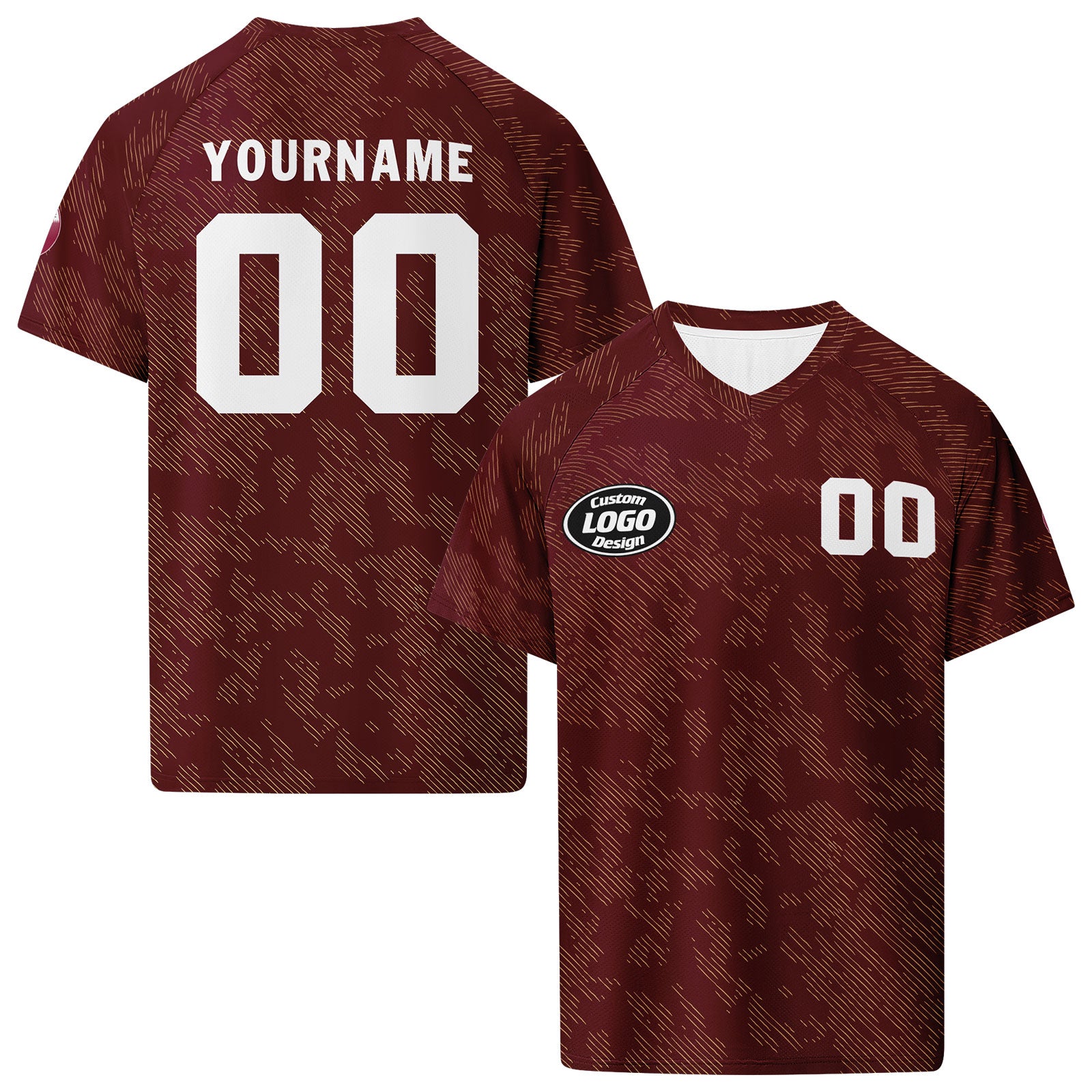 Custom Qatar 2026 World Cup High Quality Soccer Stadium Version Jersey Sneakers Sports Shoes and Hat Combo Offer Personalized Team Name and Logo ZH-F025144-5