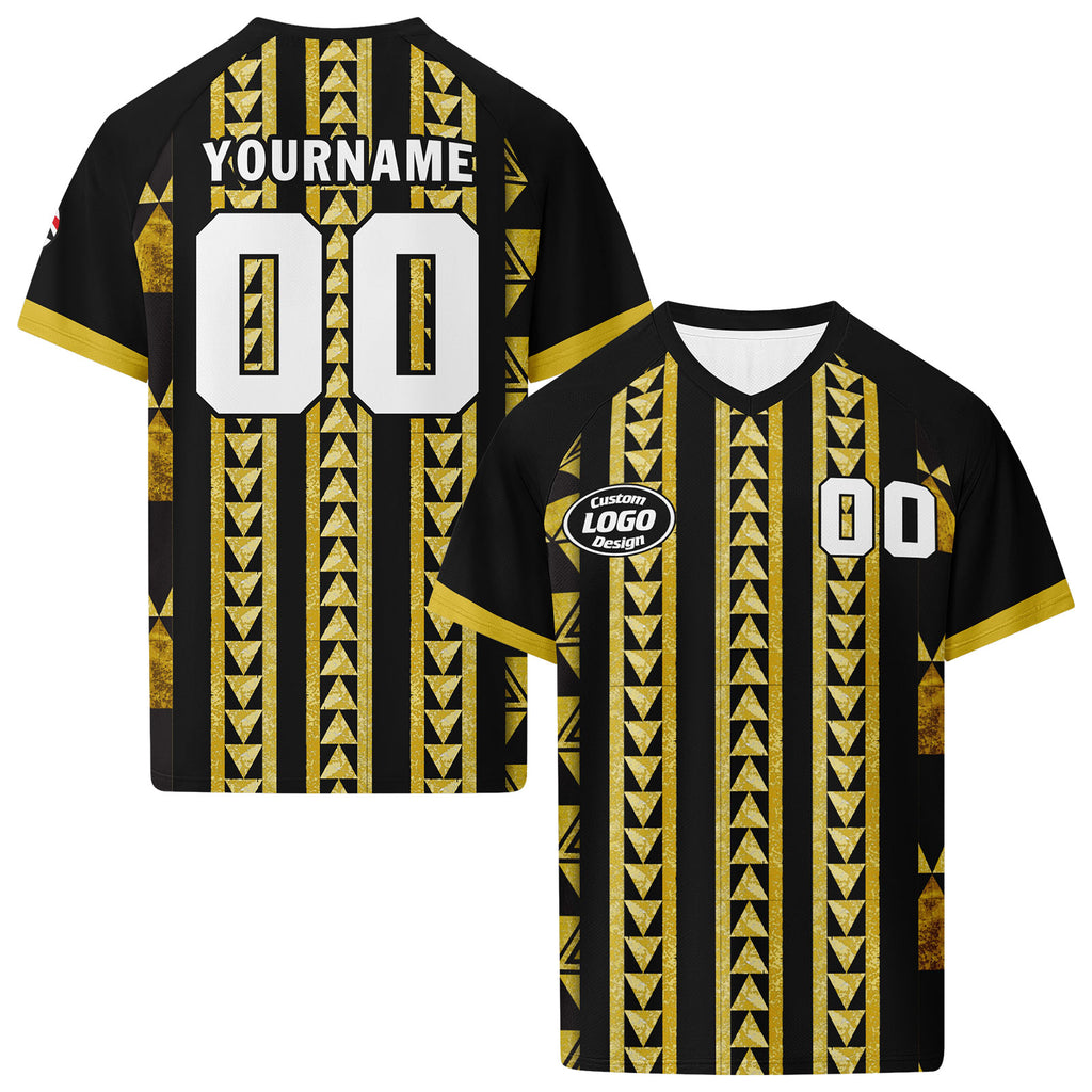 Custom Egypt 2026 World Cup High Quality Soccer Stadium Version Jersey Sneakers Sports Shoes and Hat Combo Offer Personalized Team Name and Logo ZH-F025147-4