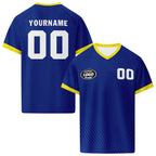 Custom Curaçao 2026 World Cup High Quality Soccer Stadium Version Jersey Sneakers Sports Shoes and Hat Combo Offer Personalized Team Name and Logo ZH-F025154-5