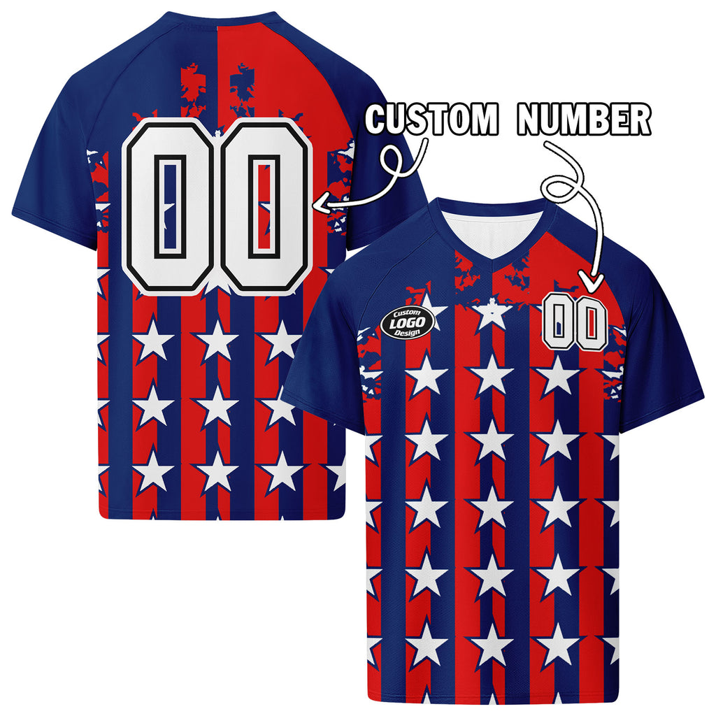 Custom 2026 World Cup United States High Quality Soccer Stadium Version Jersey Sneakers Sports Shoes and Hat Combo Offer Personalized Team Name and Logo ZH-F028064-10