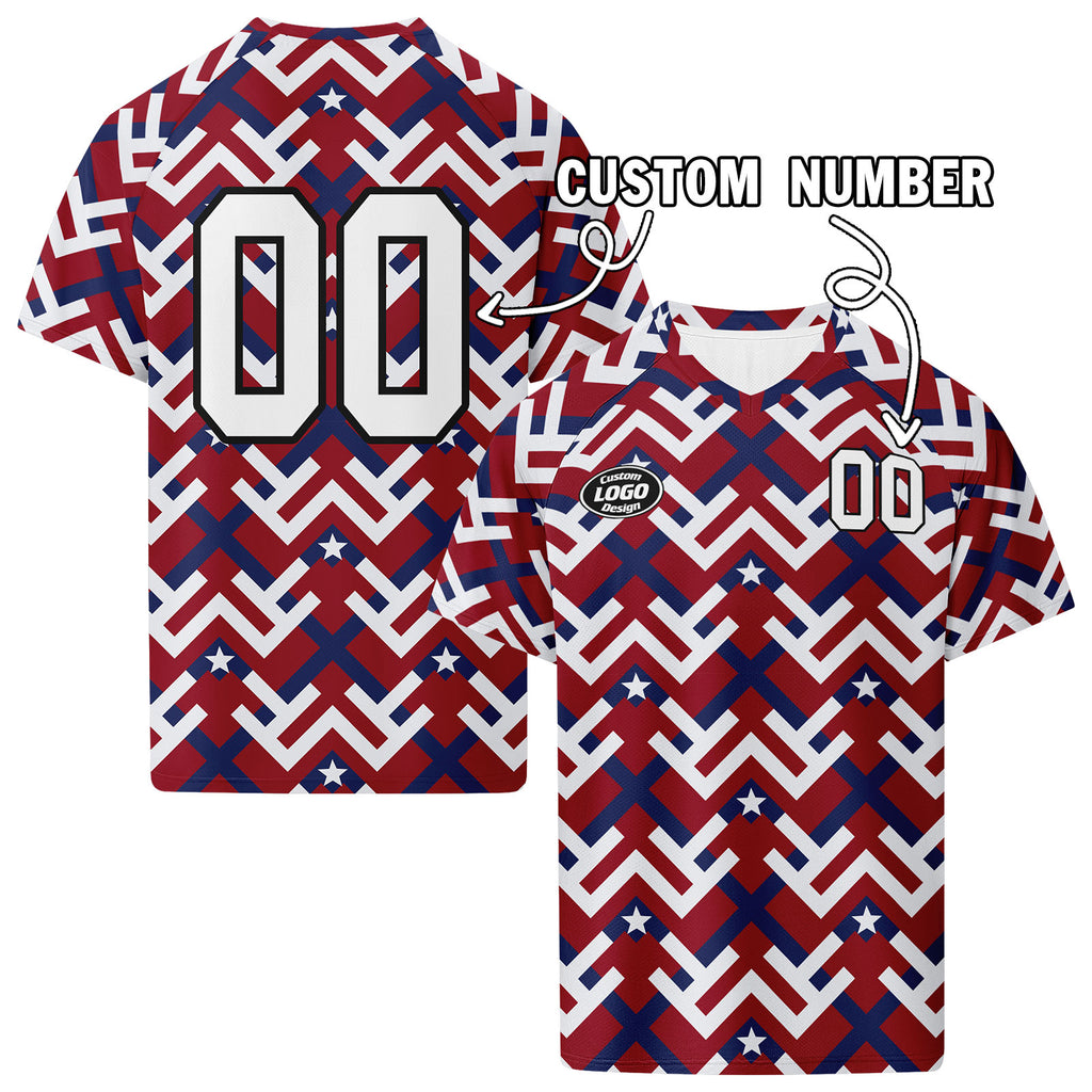 Custom 2026 World Cup United States High Quality Soccer Stadium Version Jersey Sneakers Sports Shoes and Hat Combo Offer Personalized Team Name and Logo ZH-F028064-3