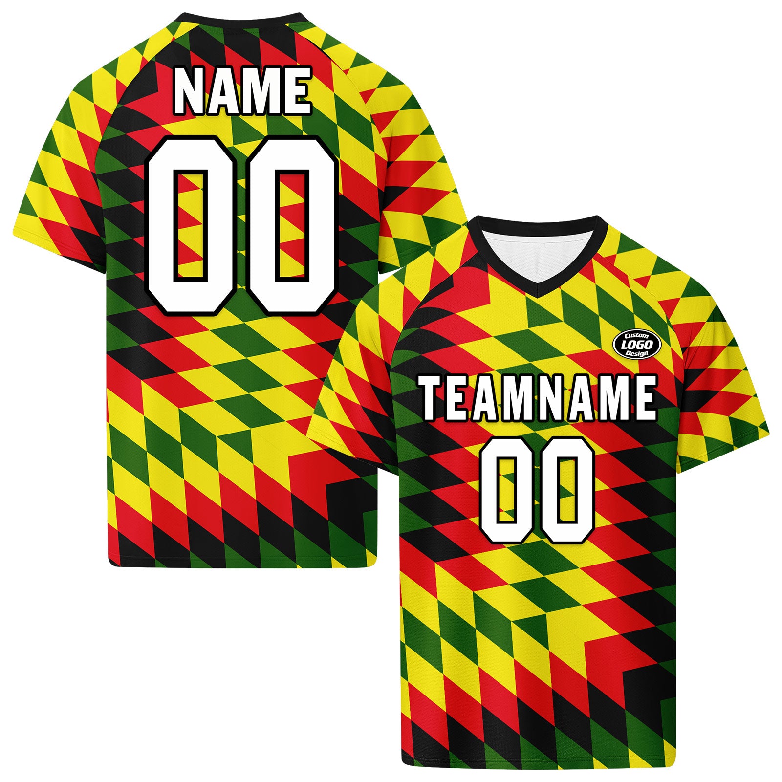 Custom Portugal 2026 World Cup High Quality Soccer Stadium Version Jersey Sneakers Sports Shoes and Hat Combo Offer Personalized Team Name and Logo ZH-F028104-10