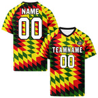 Custom Portugal 2026 World Cup High Quality Soccer Stadium Version Jersey Sneakers Sports Shoes and Hat Combo Offer Personalized Team Name and Logo ZH-F028106-10