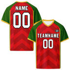 Custom Portugal 2026 World Cup High Quality Soccer Stadium Version Jersey Sneakers Sports Shoes and Hat Combo Offer Personalized Team Name and Logo ZH-F028106-9