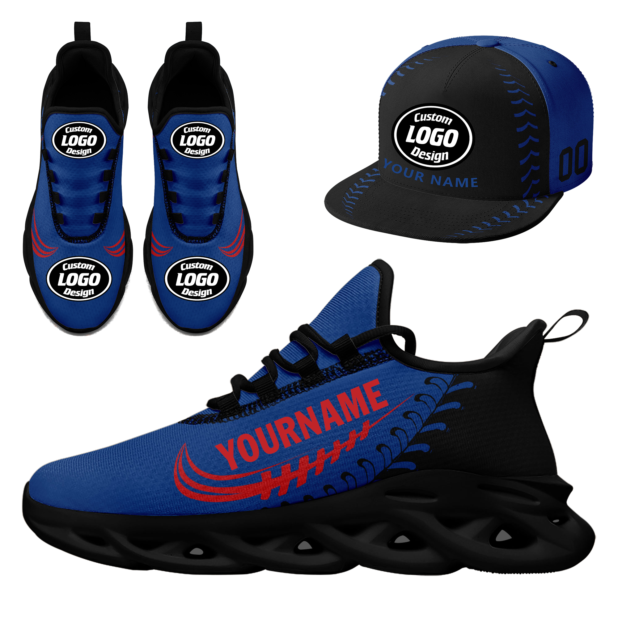 Custom MaxSoul Shoes and Hat Combo Personalized JH-bd0b00ea-aa