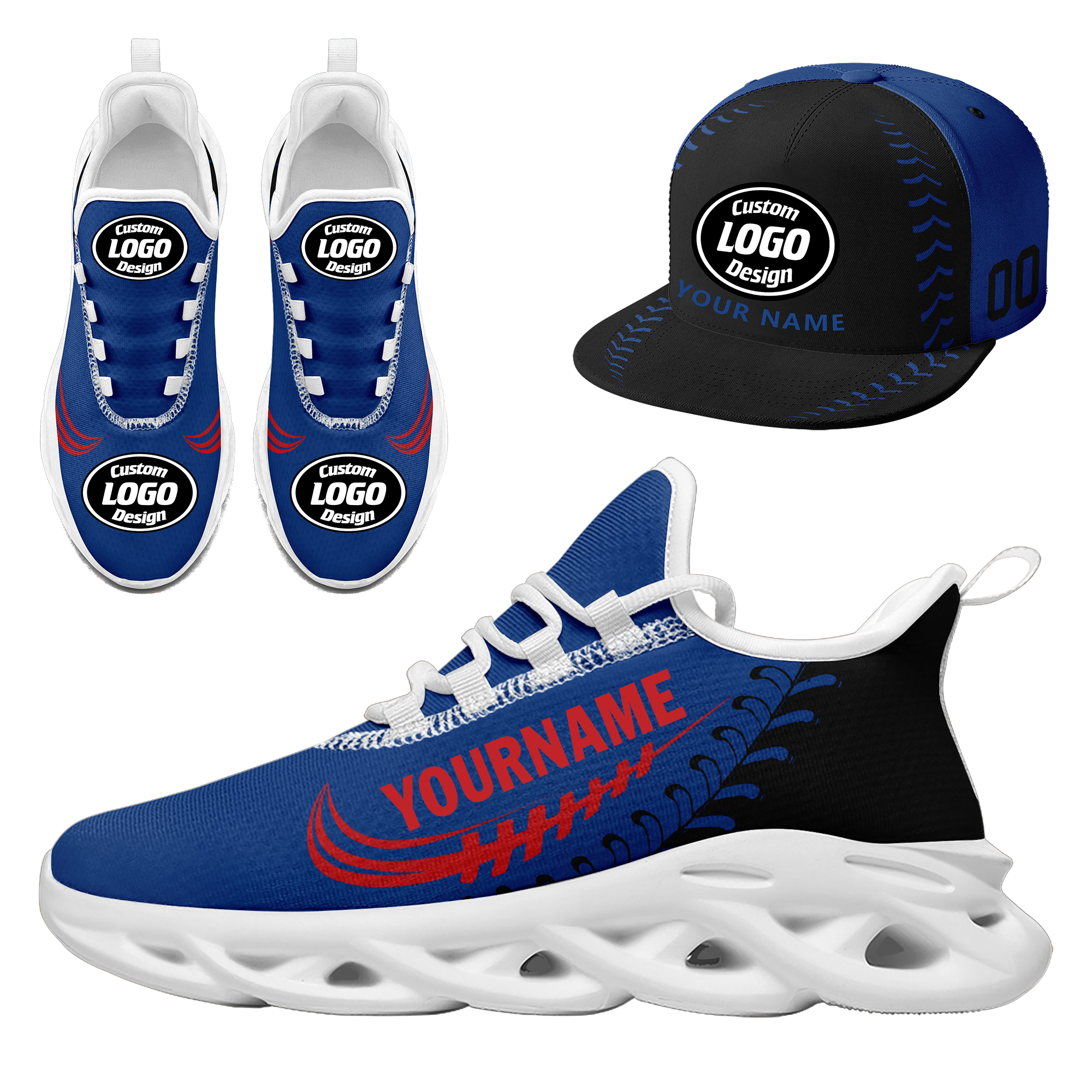 Custom MaxSoul Shoes and Hat Combo Personalized JH-bd0b00ea-aa