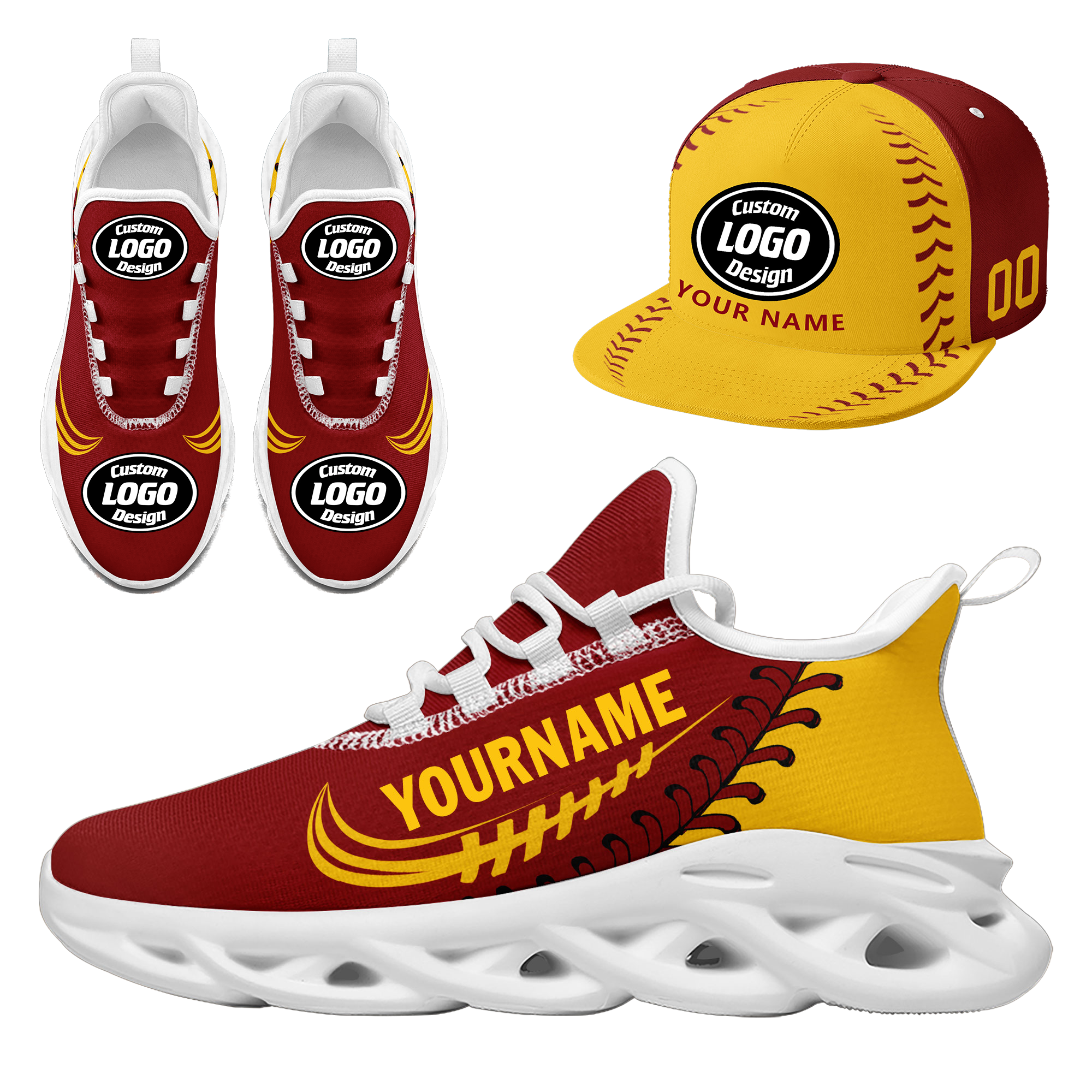 Custom MaxSoul Shoes and Hat Combo Personalized JH-bd0b00ea-aa