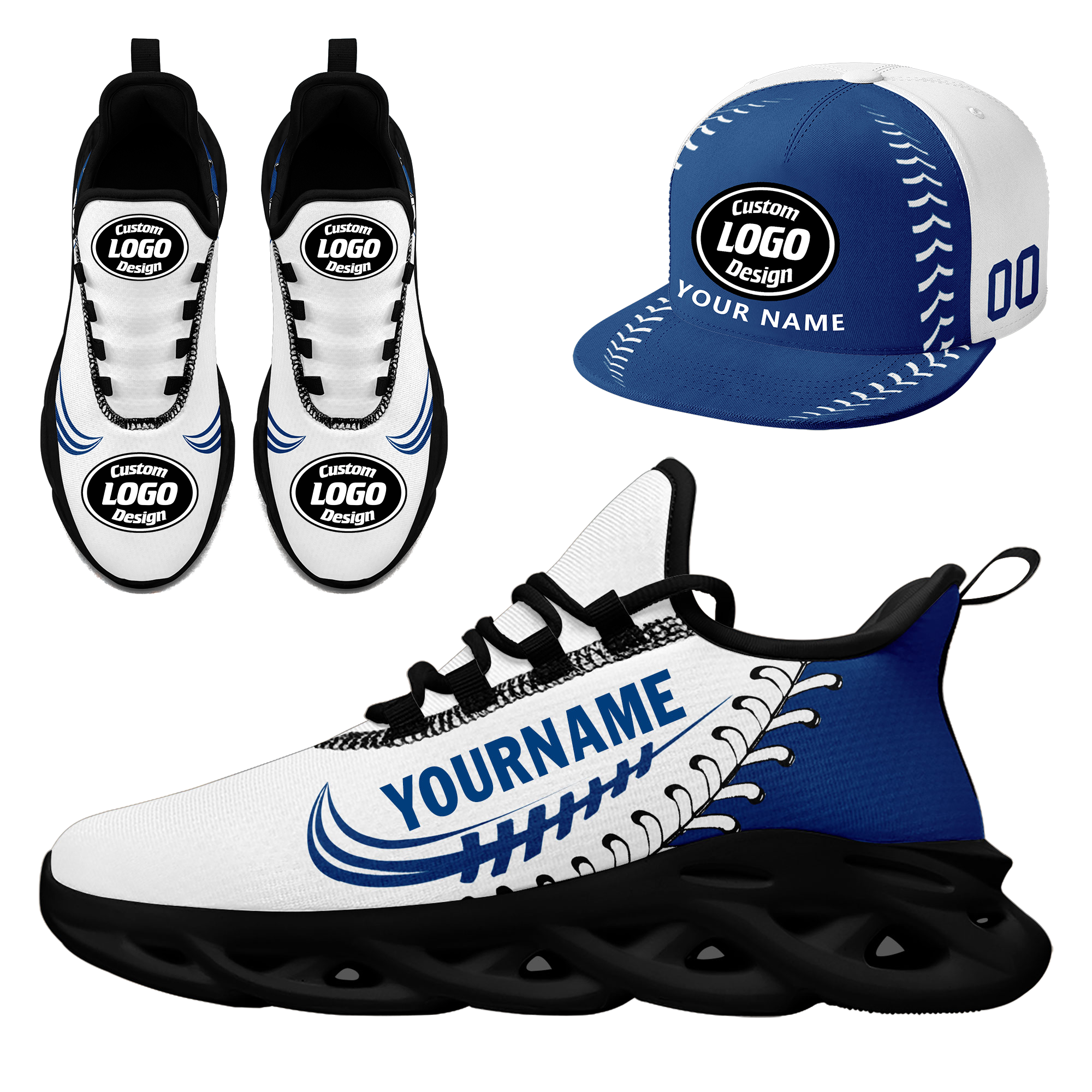 Custom MaxSoul Shoes and Hat Combo Personalized JH-bd0b00ea-ab