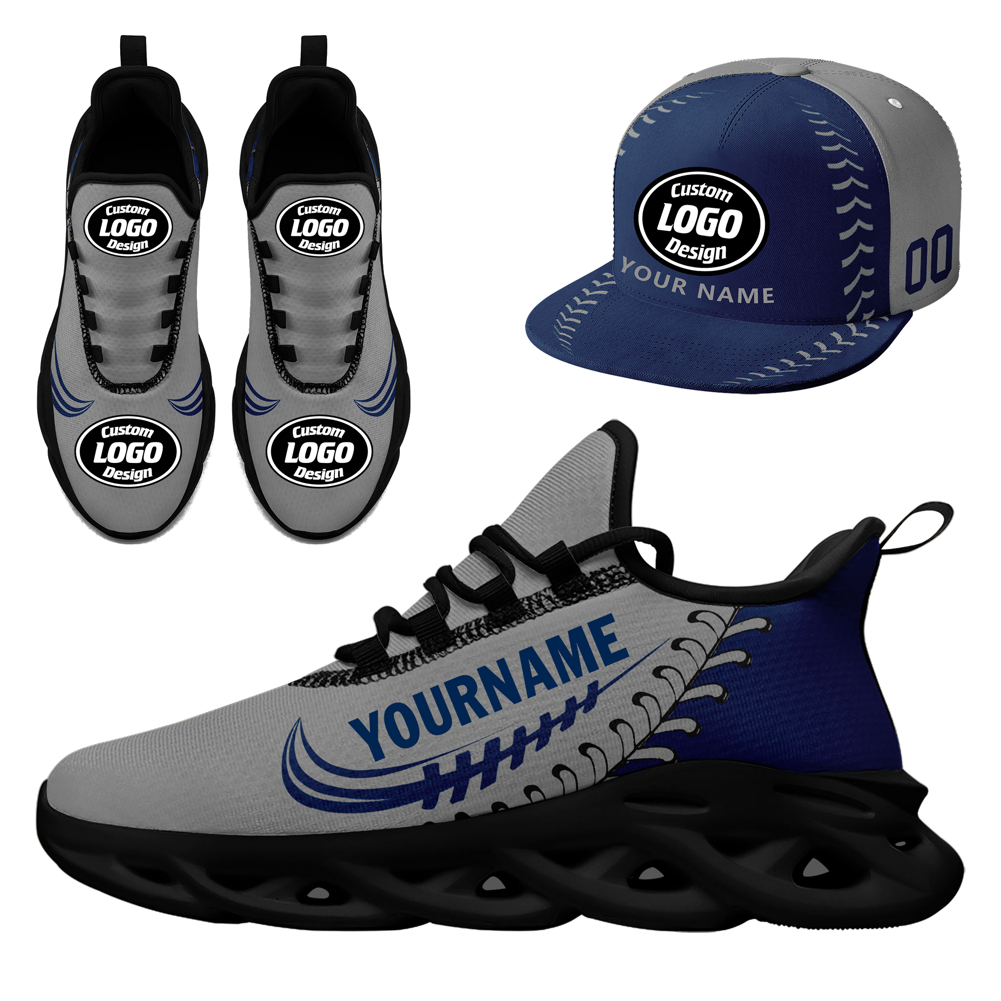 Custom MaxSoul Shoes and Hat Combo Personalized JH-bd0b00ea-ac