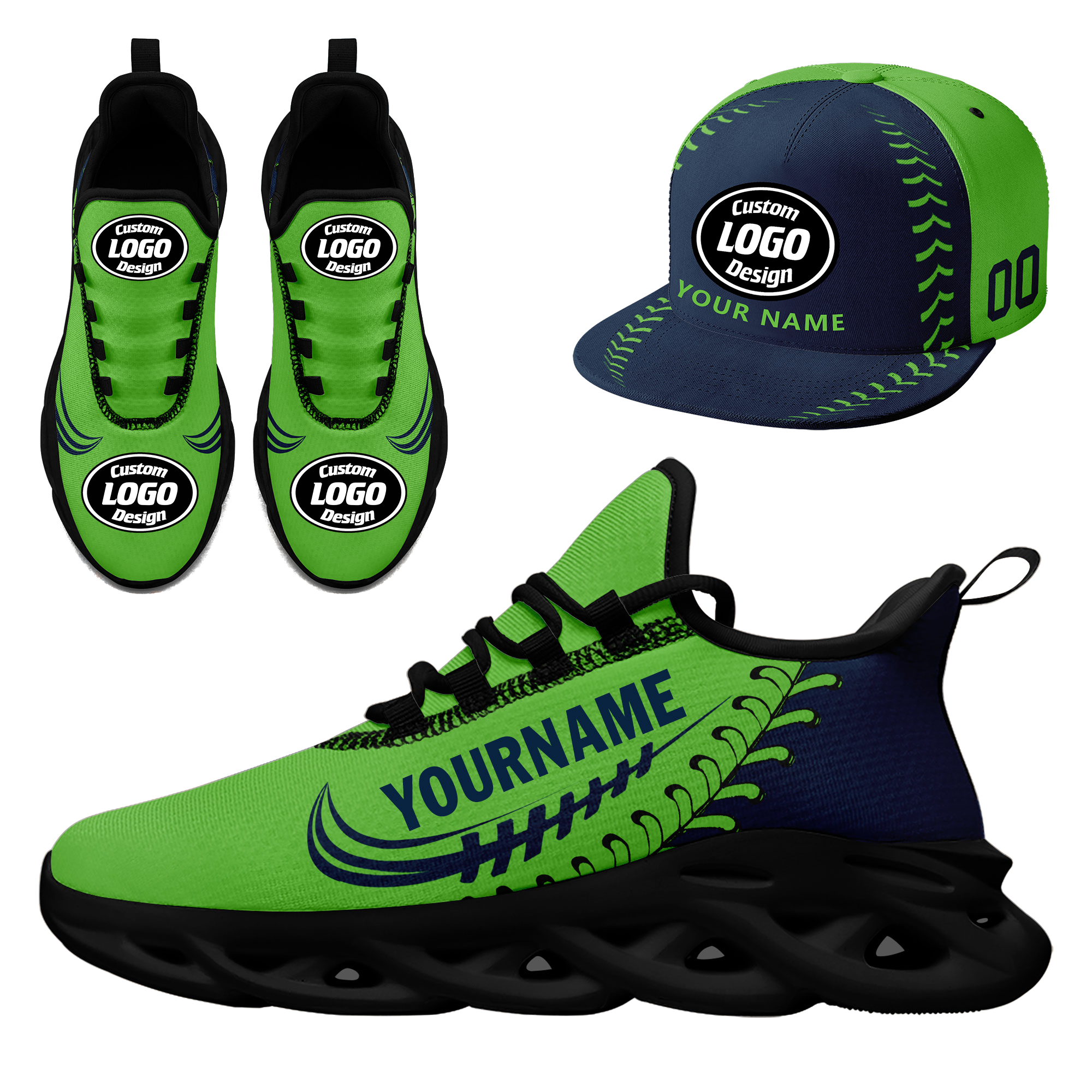 Custom MaxSoul Shoes and Hat Combo Personalized JH-bd0b00ea-ae