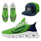 Custom MaxSoul Shoes and Hat Combo Personalized JH-bd0b00ea-ae