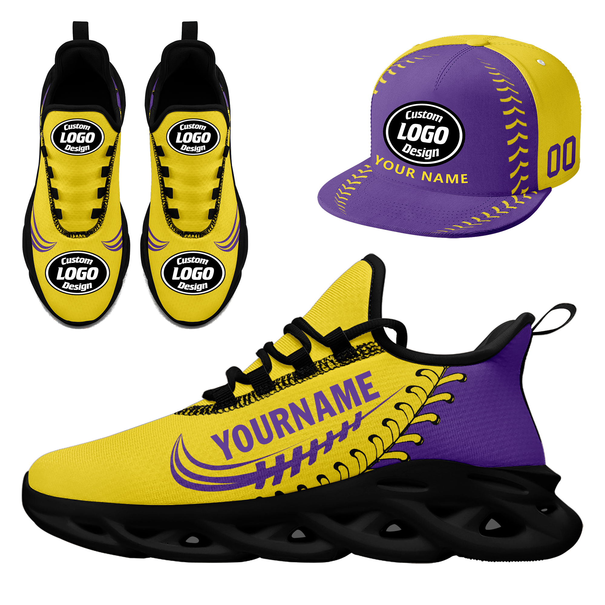 Custom MaxSoul Shoes and Hat Combo Personalized JH-bd0b00ea-a9