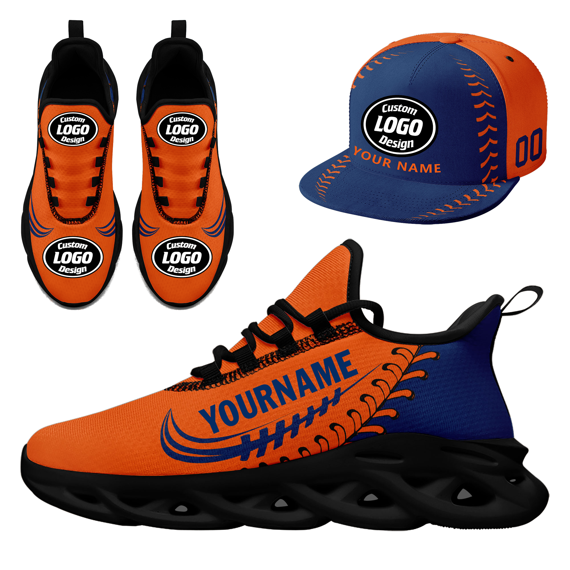 Custom MaxSoul Shoes and Hat Combo Personalized JH-bd0b00ea-a