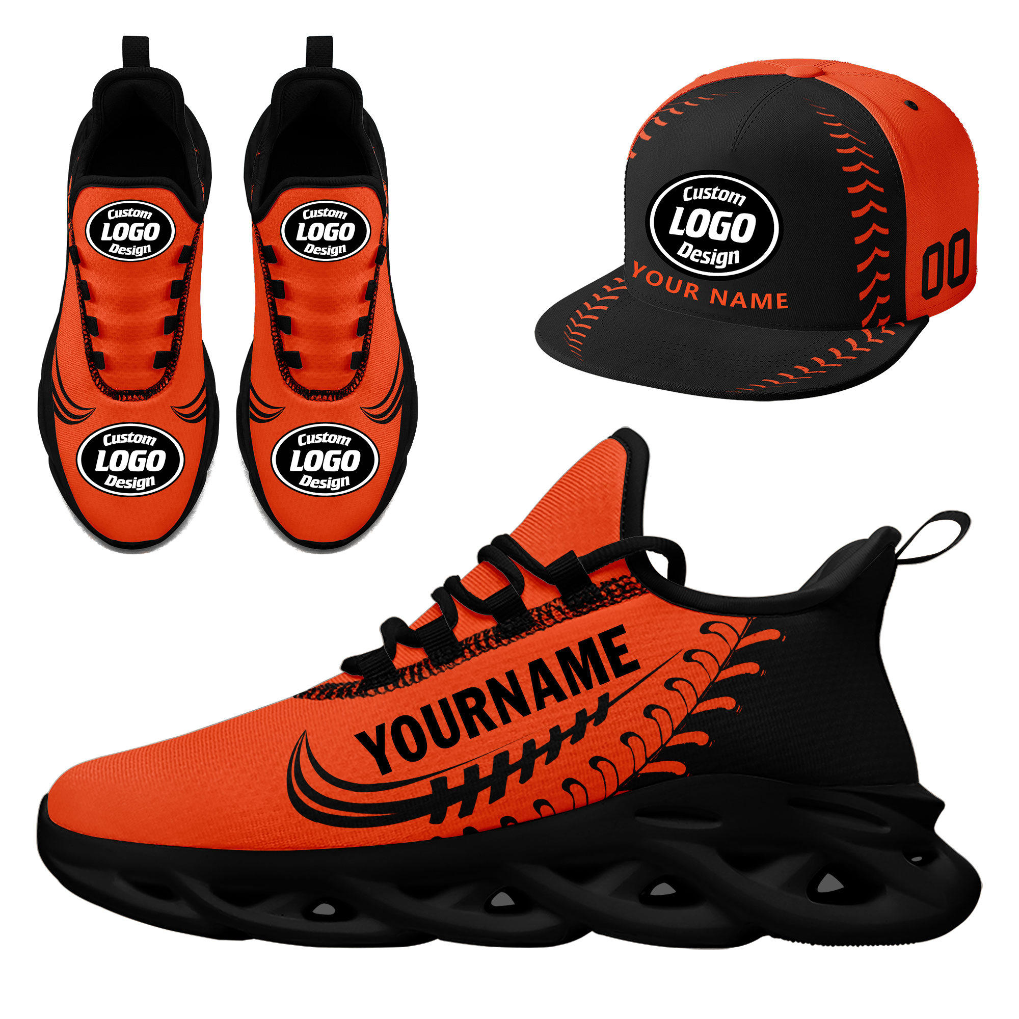 Custom MaxSoul Shoes and Hat Combo Personalized JH-bd0b00ea-b0