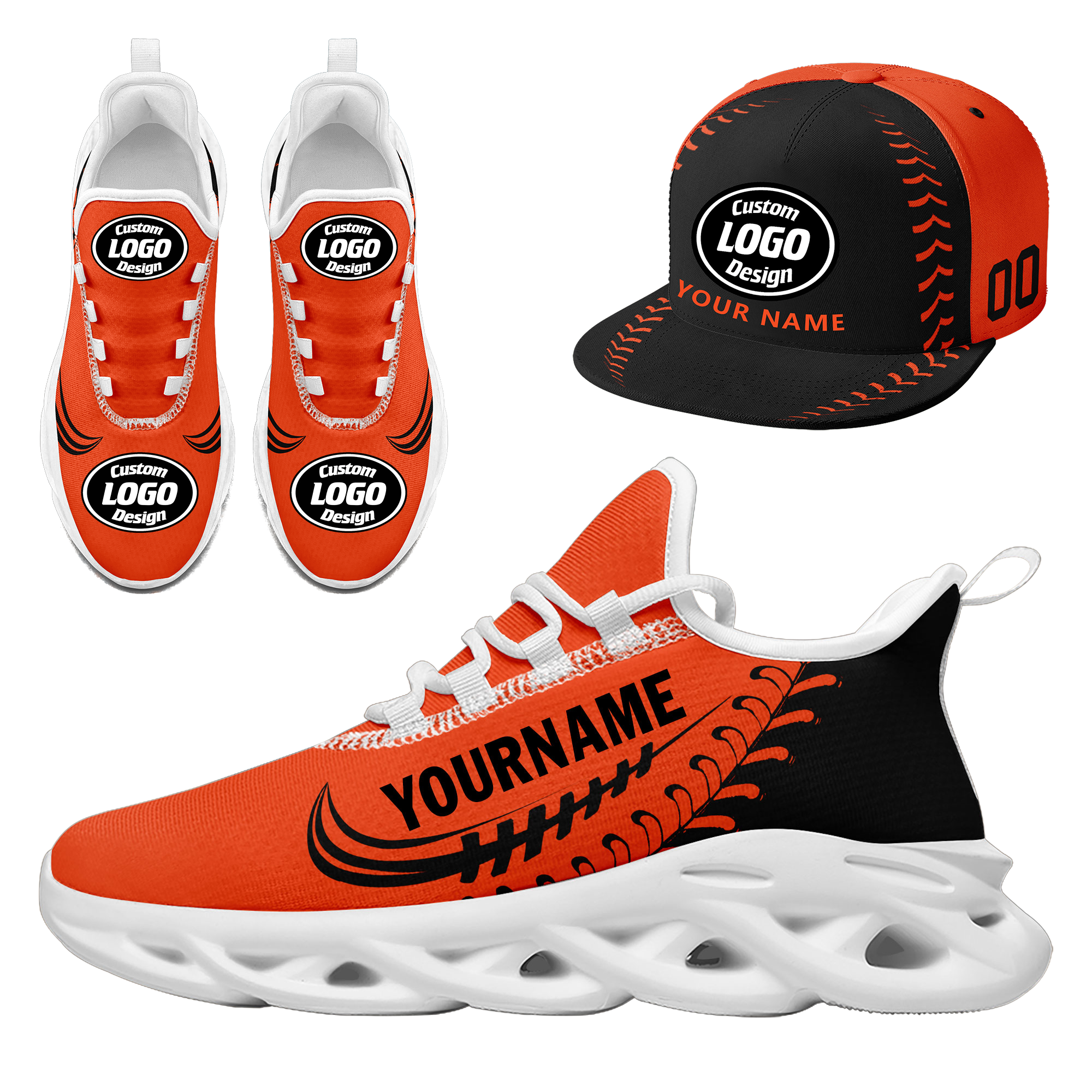 Custom MaxSoul Shoes and Hat Combo Personalized JH-bd0b00ea-b0
