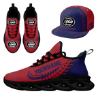 Custom MaxSoul Shoes and Hat Combo Personalized JH-bd0b00ea-ba