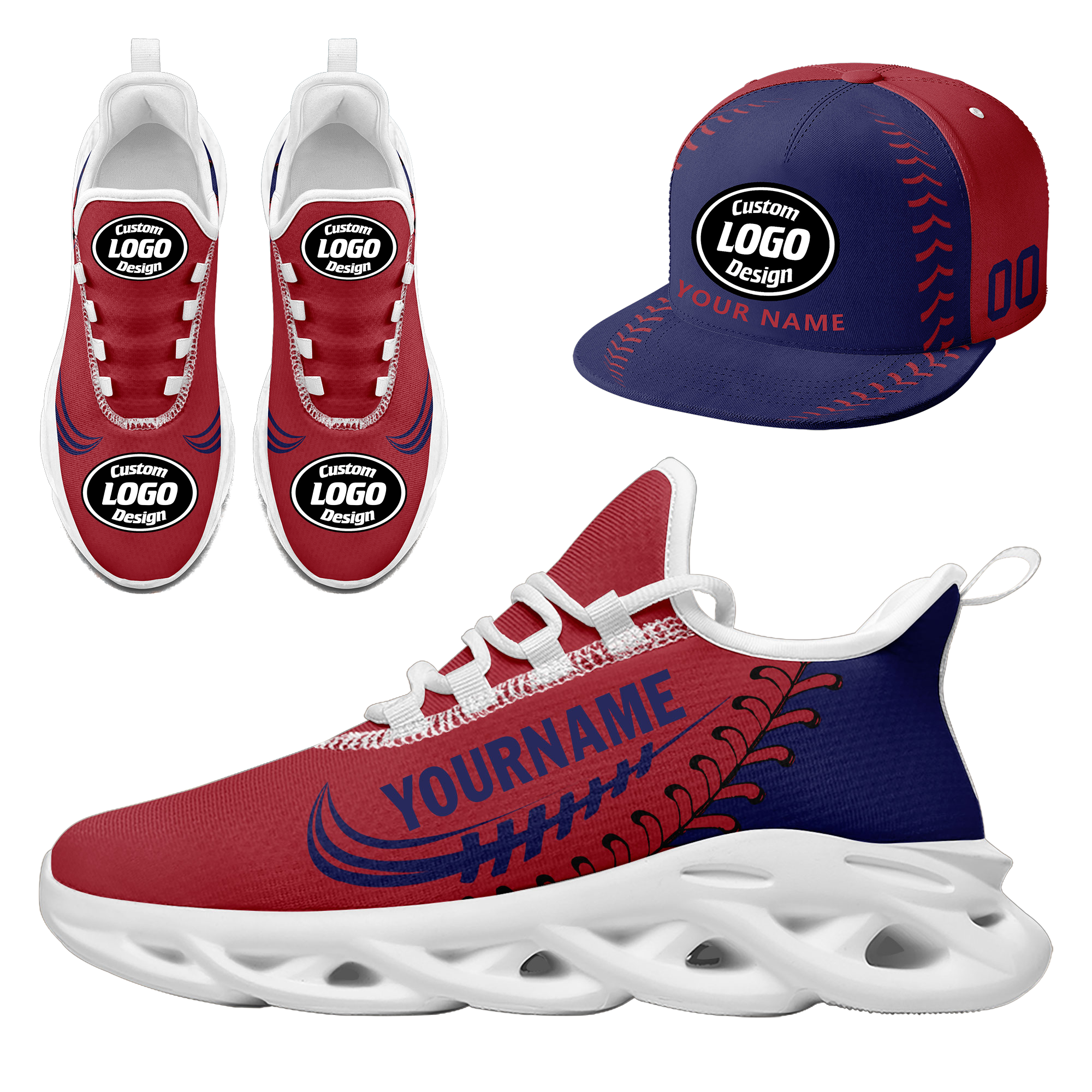 Custom MaxSoul Shoes and Hat Combo Personalized JH-bd0b00ea-ba