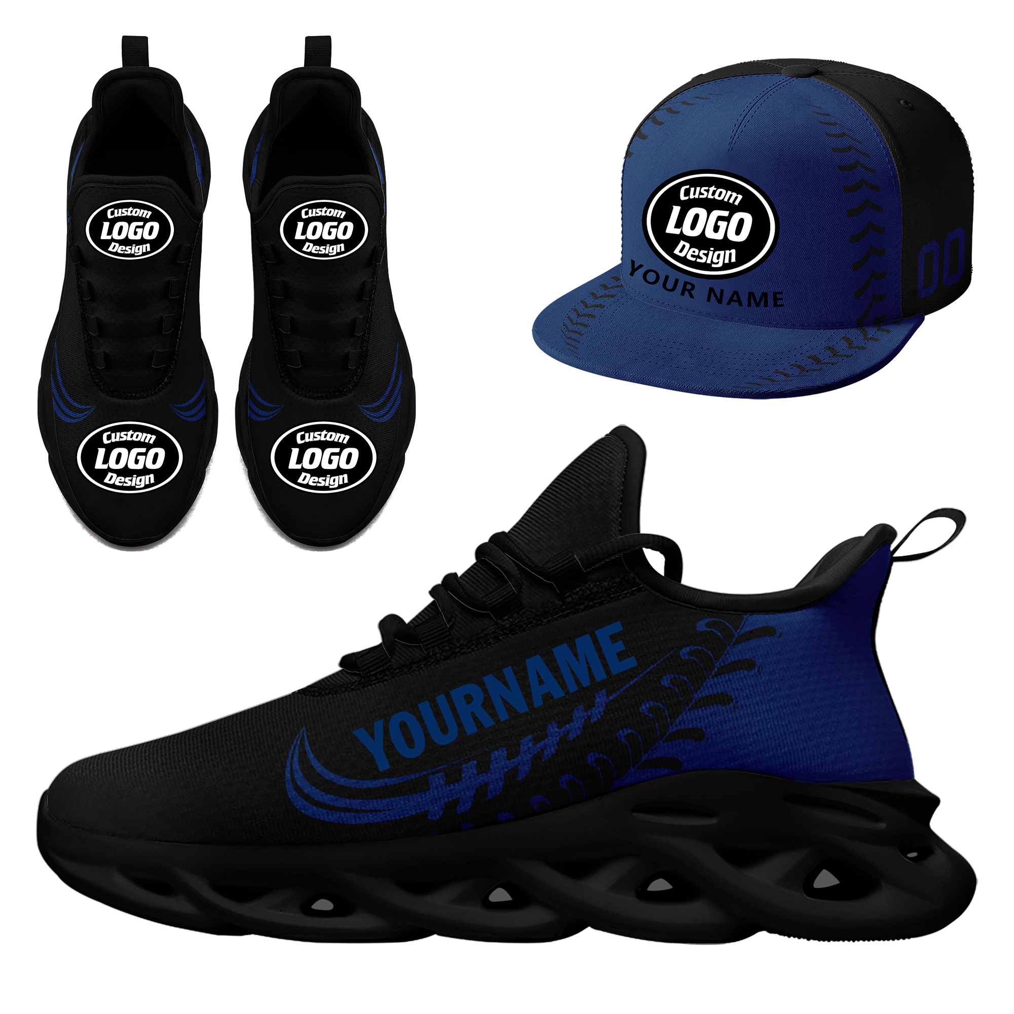 Custom MaxSoul Shoes and Hat Combo Personalized JH-bd0b00ea-bd