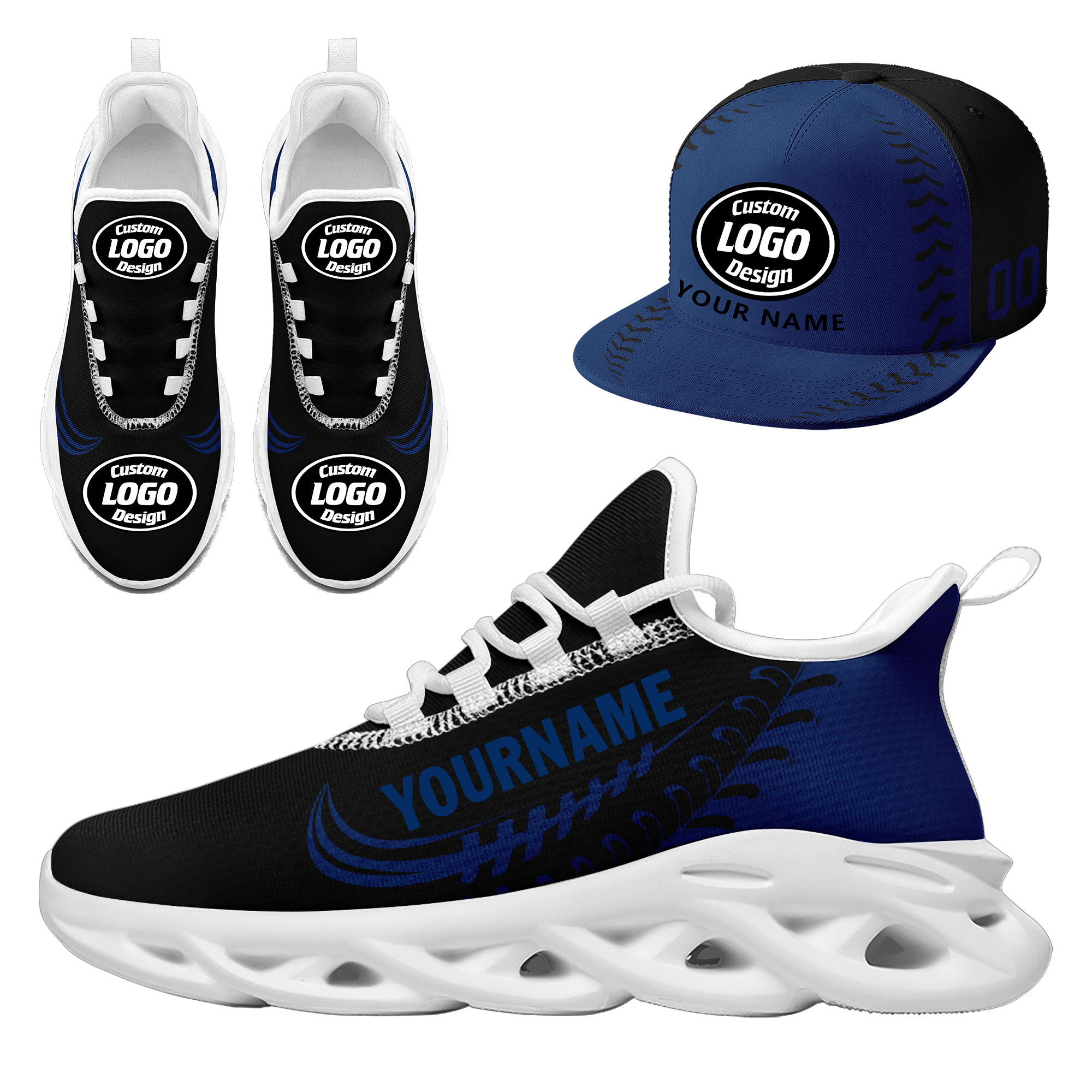 Custom MaxSoul Shoes and Hat Combo Personalized JH-bd0b00ea-bd