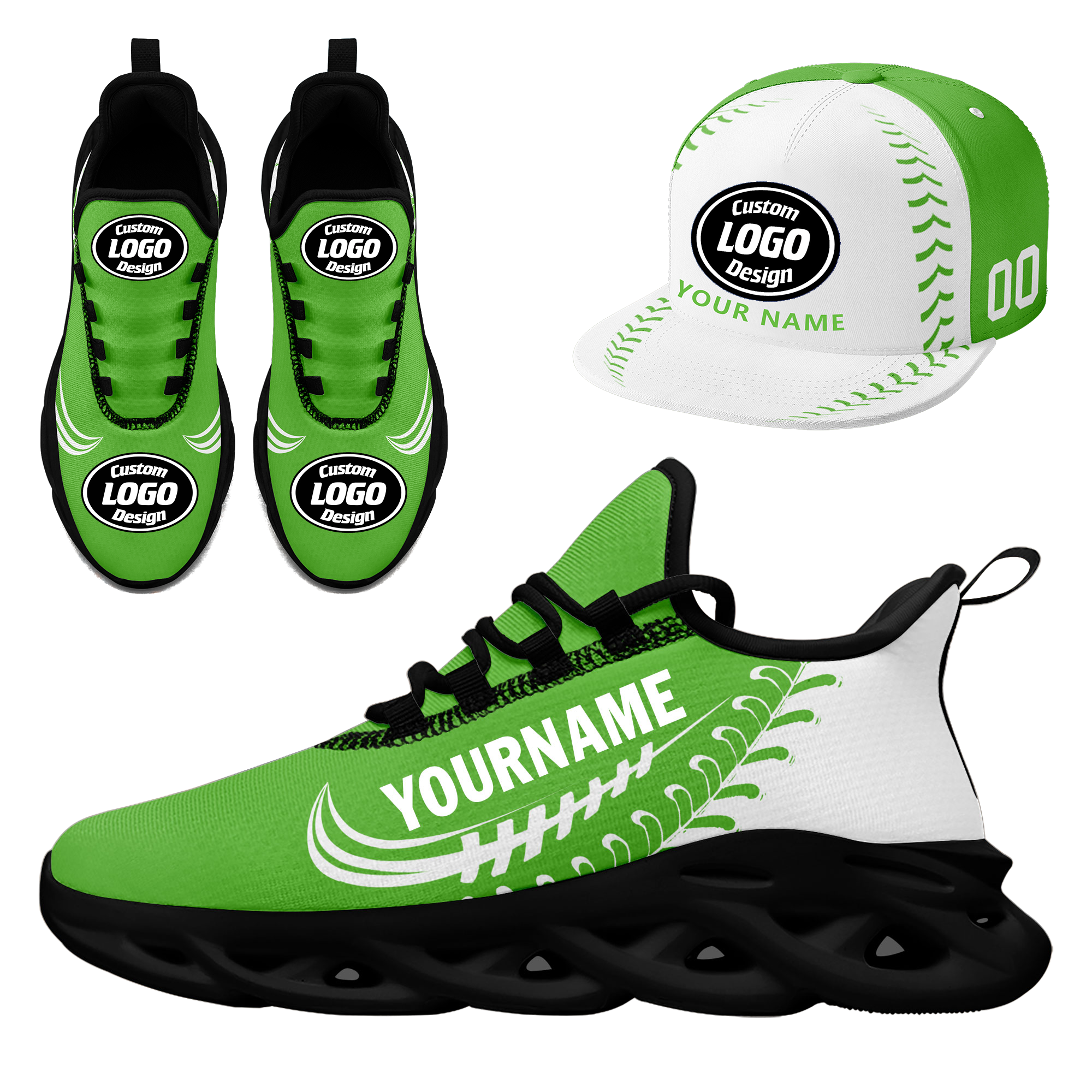 Custom MaxSoul Shoes and Hat Combo Personalized JH-bd0b00ea-be