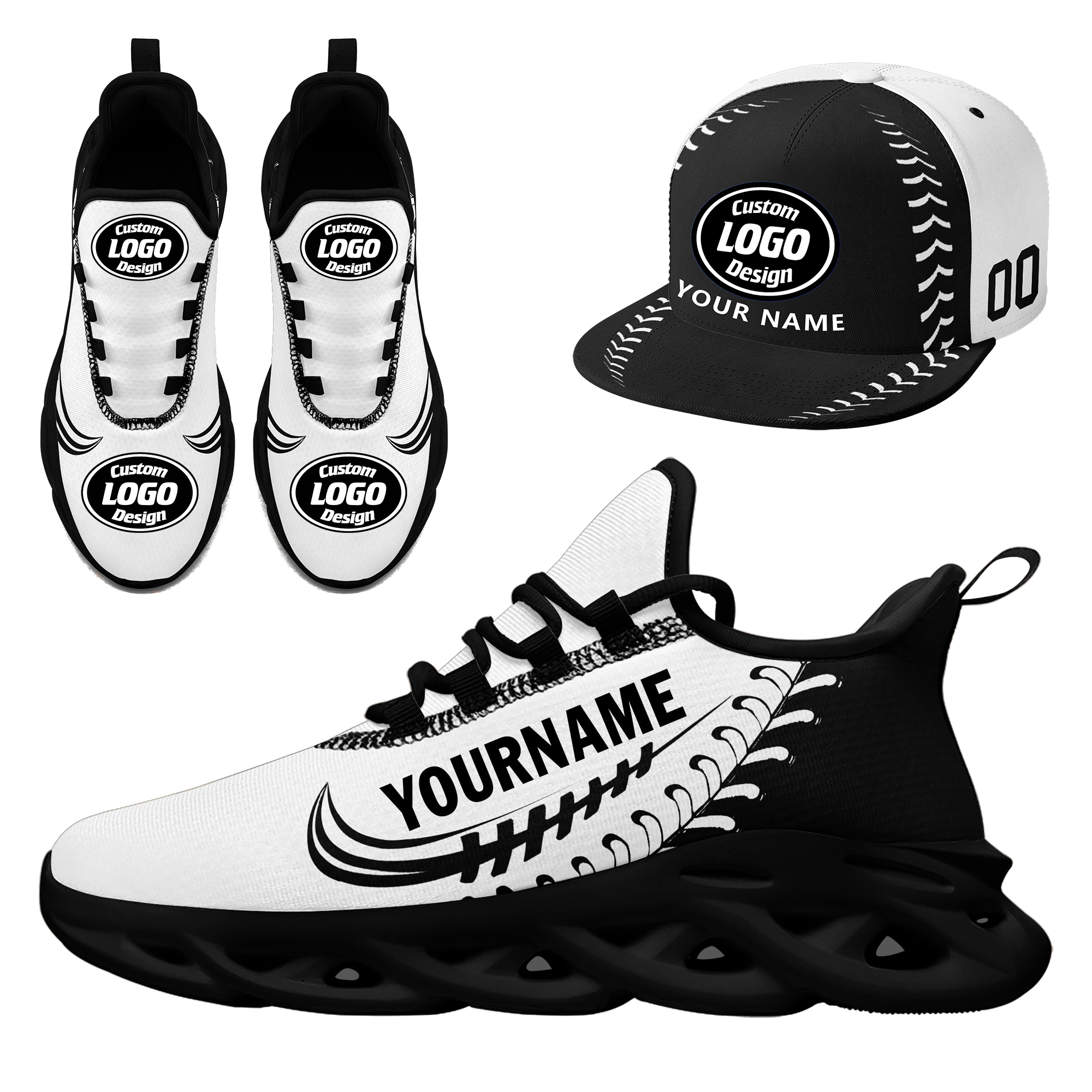 Custom MaxSoul Shoes and Hat Combo Personalized JH-bd0b00ea-bf