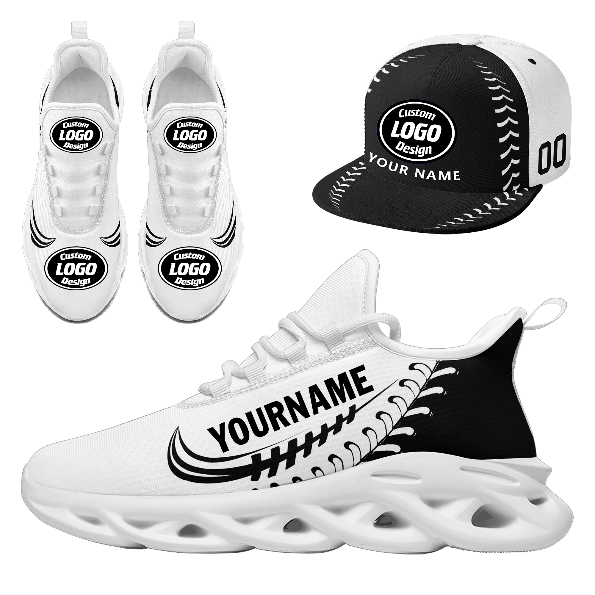 Custom MaxSoul Shoes and Hat Combo Personalized JH-bd0b00ea-bf