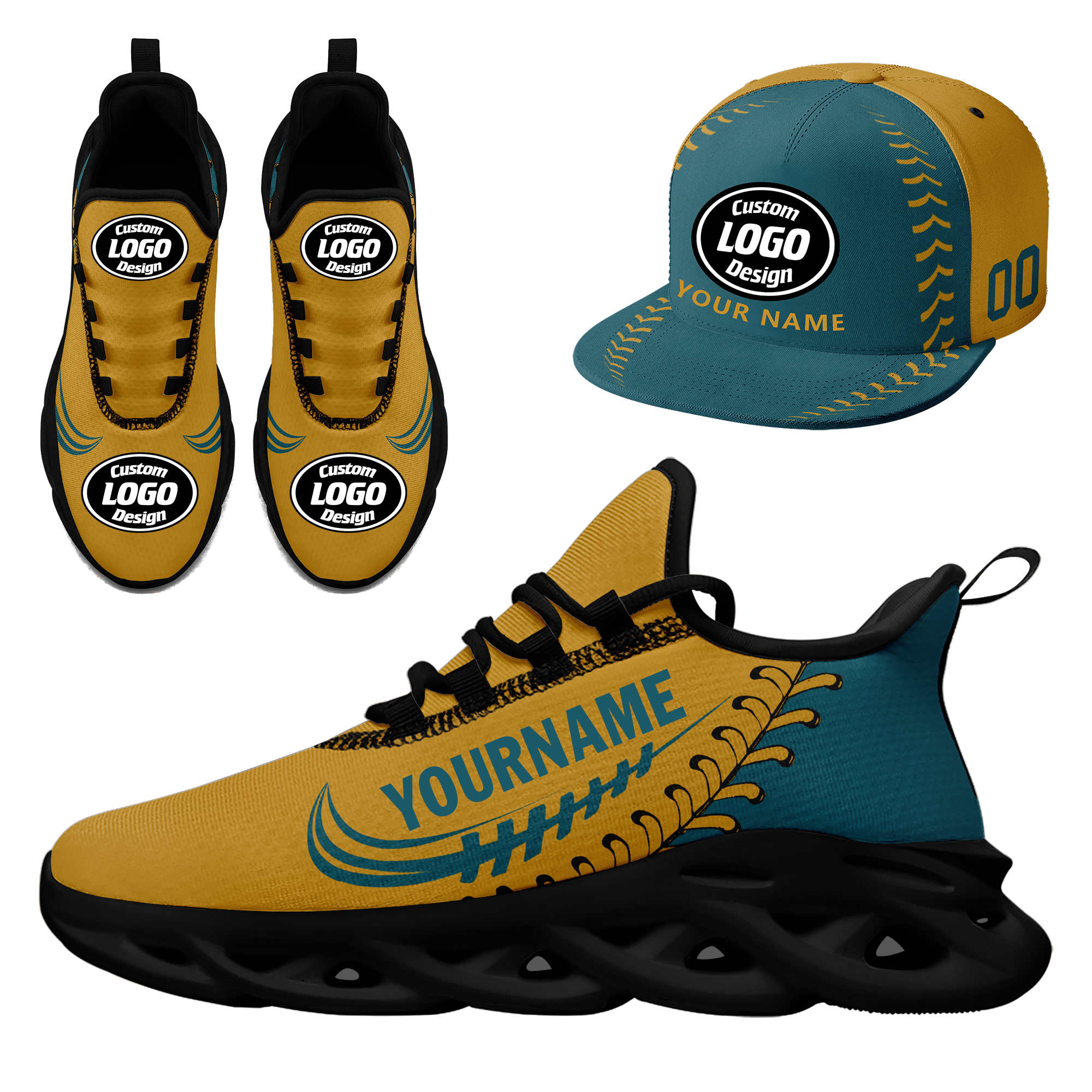 Custom MaxSoul Shoes and Hat Combo Personalized JH-bd0b00ea-b