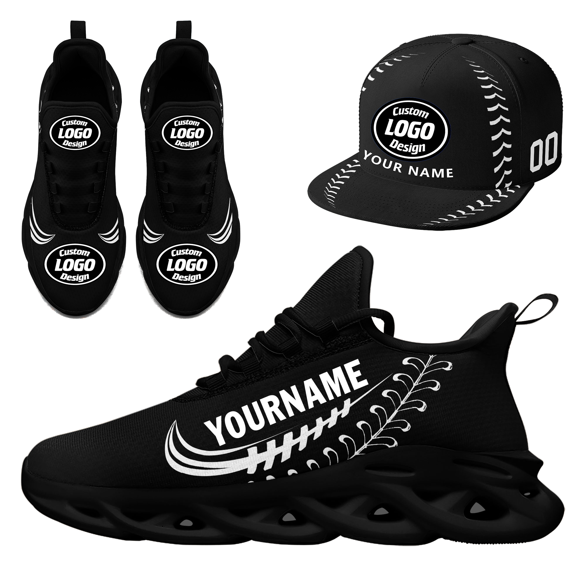 Custom MaxSoul Shoes and Hat Combo Personalized JH-bd0b00ea-c0
