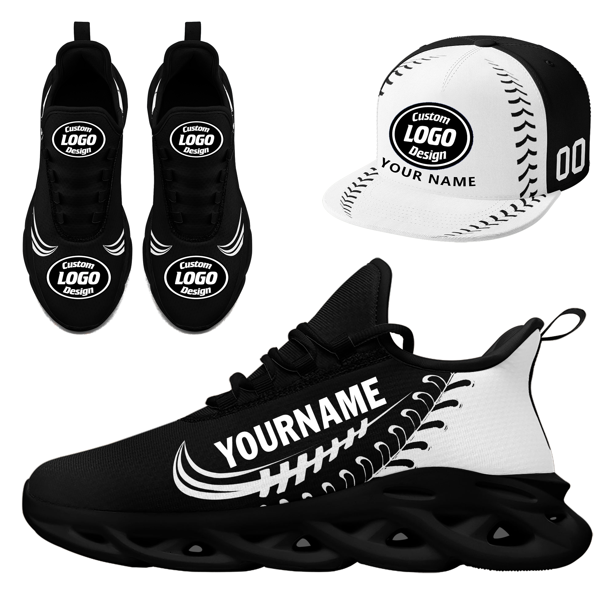 Custom MaxSoul Shoes and Hat Combo Personalized JH-bd0b00ea-ca