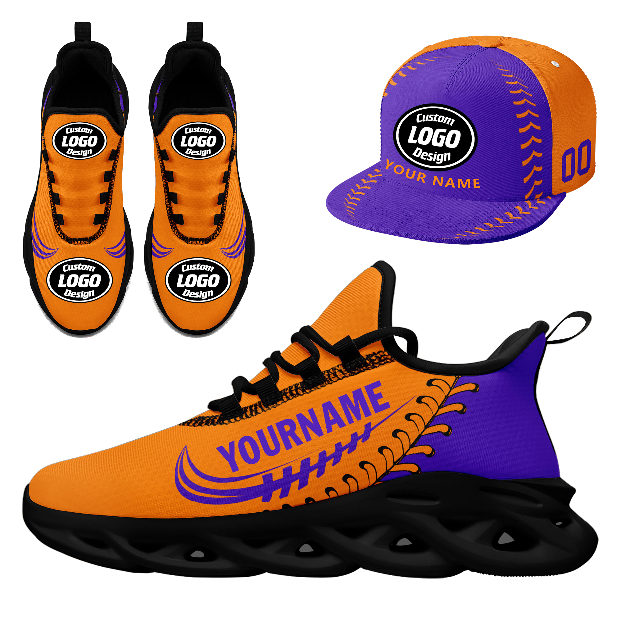 Custom MaxSoul Shoes and Hat Combo Personalized JH-bd0b00ea-cb