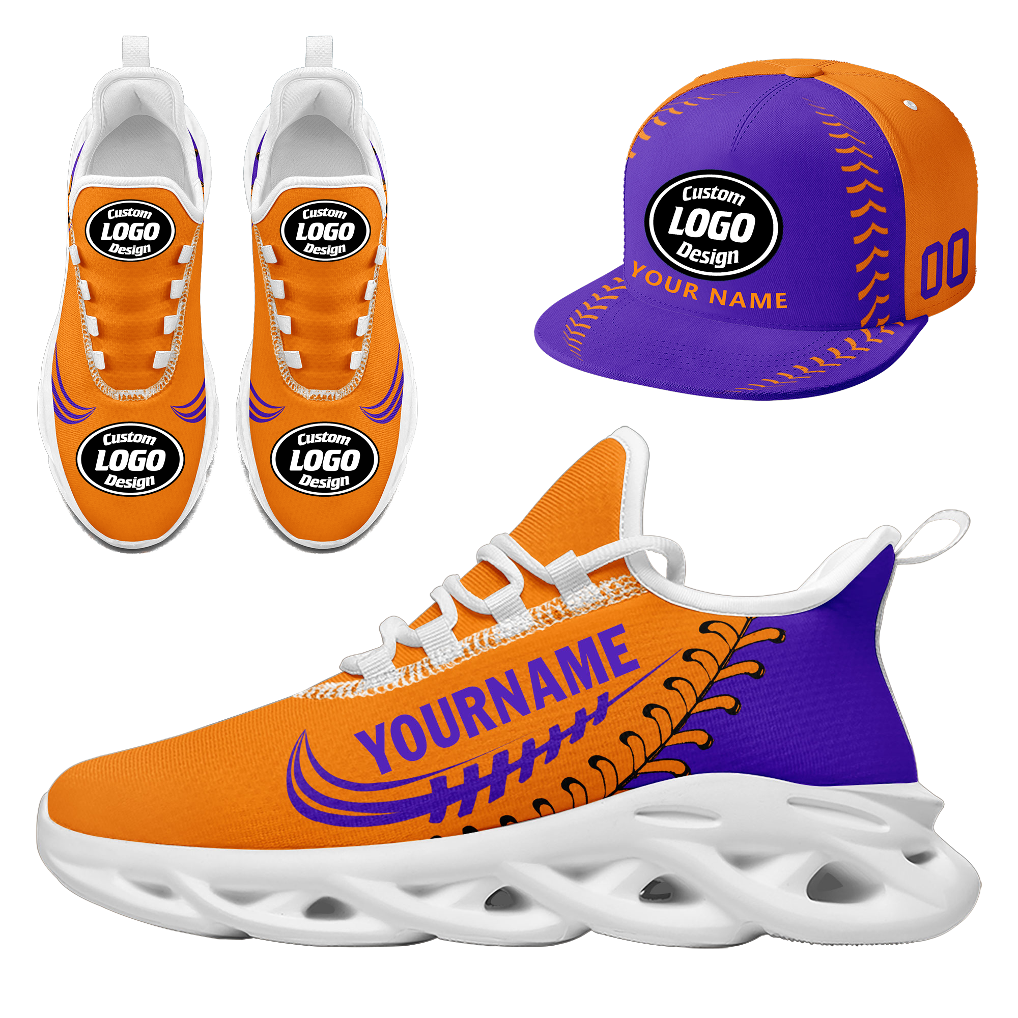 Custom MaxSoul Shoes and Hat Combo Personalized JH-bd0b00ea-cb