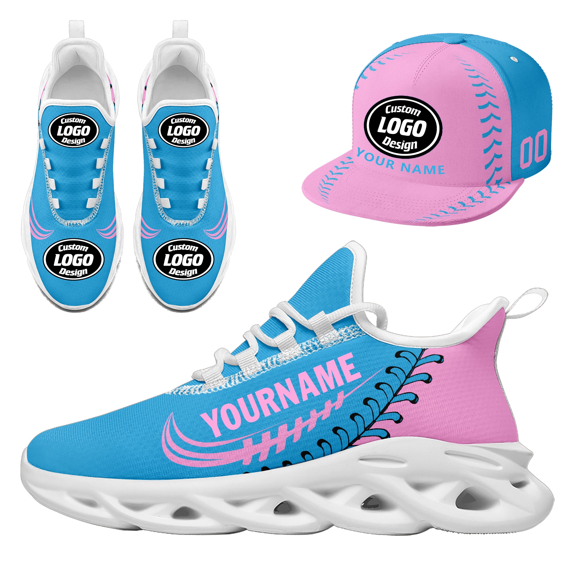 Custom MaxSoul Shoes and Hat Combo Personalized JH-bd0b00ea-cd