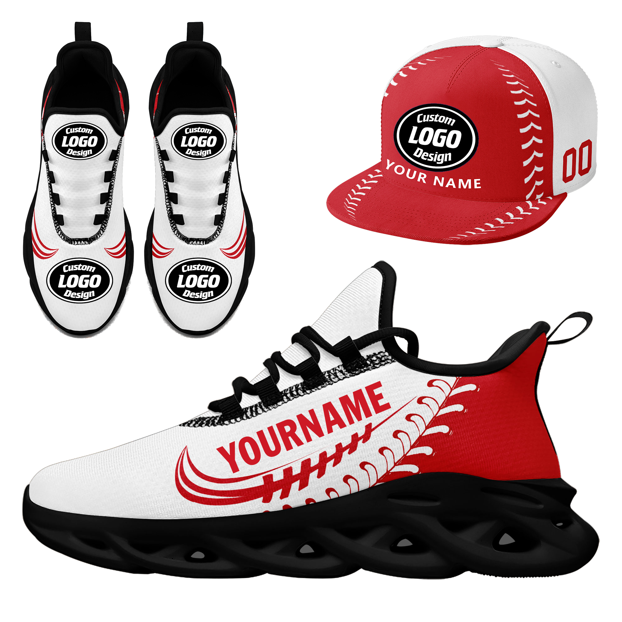 Custom MaxSoul Shoes and Hat Combo Personalized JH-bd0b00ea-ce
