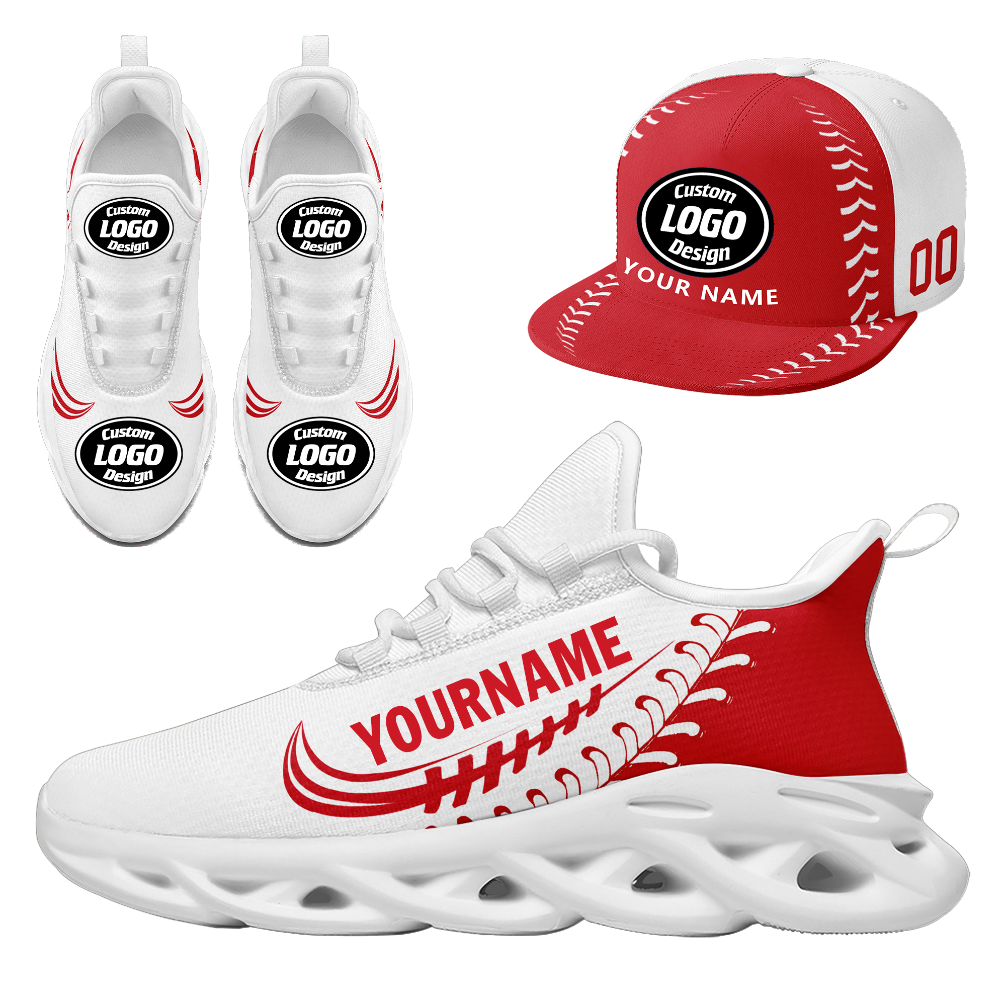 Custom MaxSoul Shoes and Hat Combo Personalized JH-bd0b00ea-ce